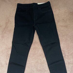 Black American Eagle High Waisted Skinny Jeans, Size 2 Short